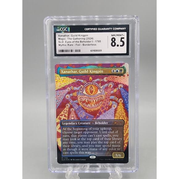 MTG Xanathar Guild Kingpin Borderless SLD Dungeons & Dragons Magic CGC 8.5 NM - Picture 1 of 7